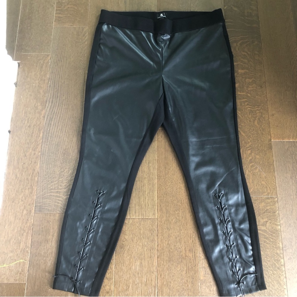 Love and Legend Faux leather pants​​